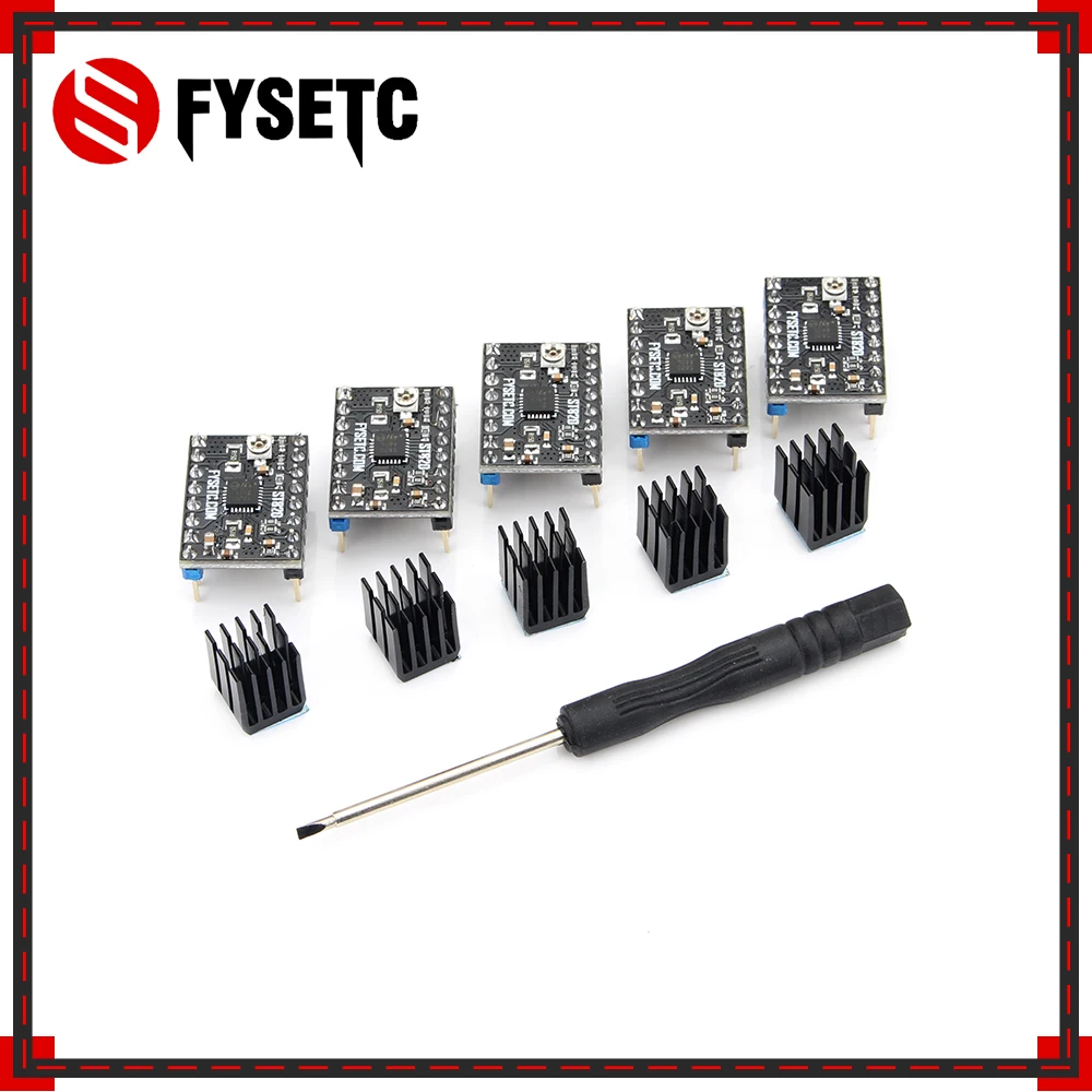 5X ST820 Motor Driver Stepping Smallest 45V Microstepping Stepstick Peak Current 2.5A RMS Current 1.5A Suitable RAMPS VS TMC2130
5X ST820 Motor Driver Stepping Smallest 45V Microstepping Stepstick Peak Current 2.5A RMS Current 1.5A Suitable RAMPS VS TMC2130