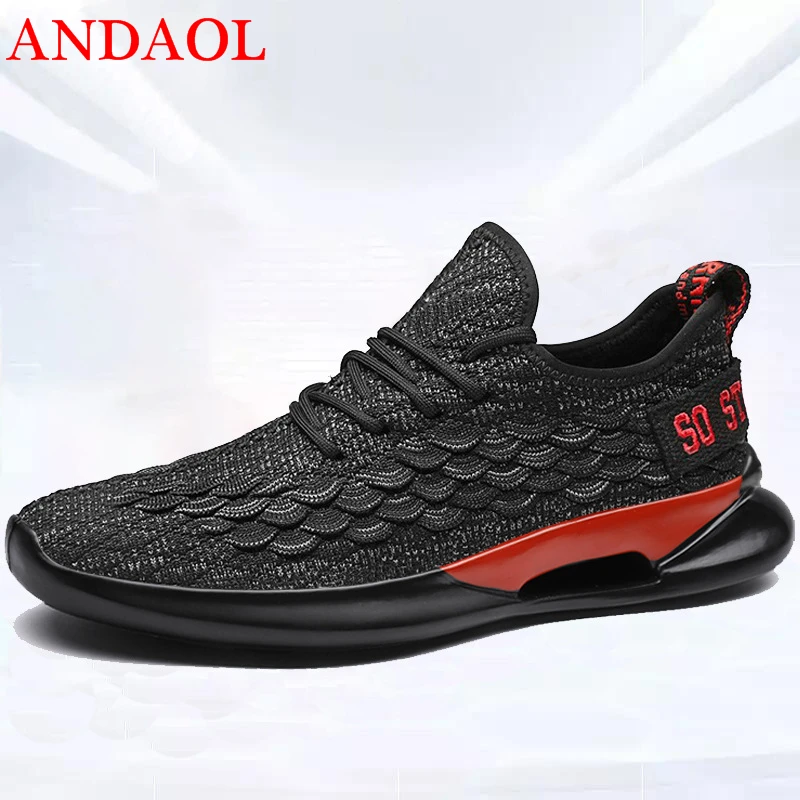 ANDAOL Men's Casual Shoes Top Quality Mesh Breathable Designer driving Sneakers Luxury Trend Fashion Non-Slip Campus Trainers
ANDAOL Men's Casual Shoes Top Quality Mesh Breathable Designer driving Sneakers Luxury Trend Fashion Non-Slip Campus Trainers