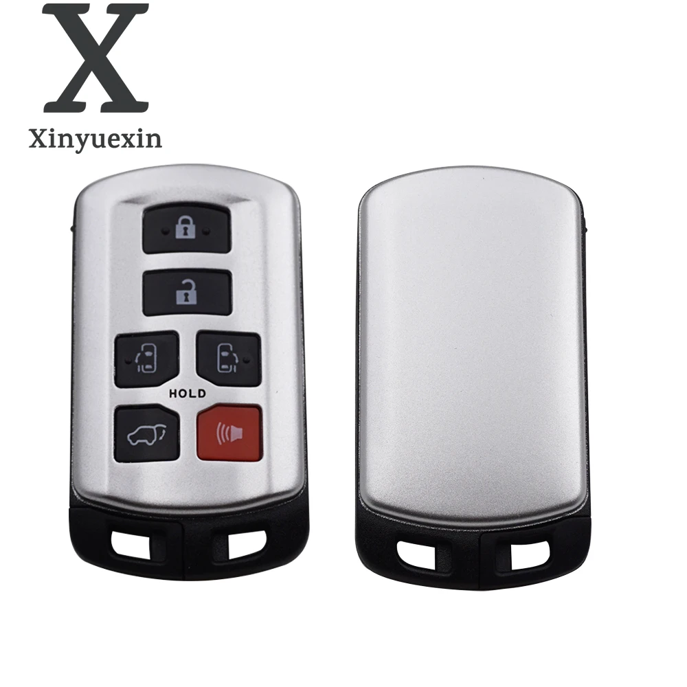 Xinyuexin 6 Buttons Replacement Smart Remote Car Key Shell Case for Toyota Sienna 2011-2017 With Uncut Blade Only Shell
Xinyuexin 6 Buttons Replacement Smart Remote Car Key Shell Case for Toyota Sienna 2011-2017 With Uncut Blade Only Shell