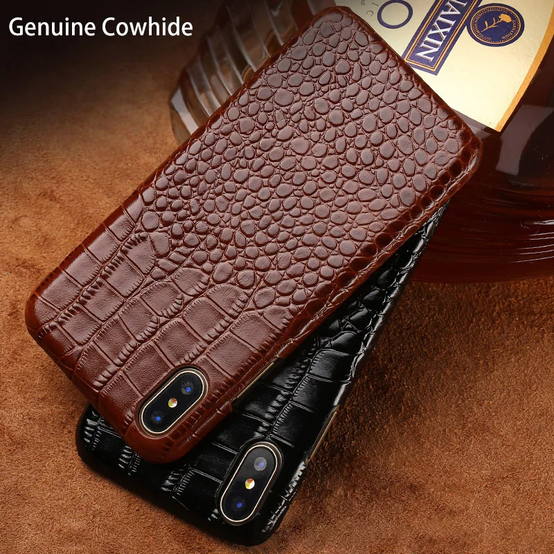 Brand mobile phone case for iPhone X crocodile pattern half-pack mobile phone case Genuine Leather phone protection case
Brand mobile phone case for iPhone X crocodile pattern half-pack mobile phone case Genuine Leather phone protection case