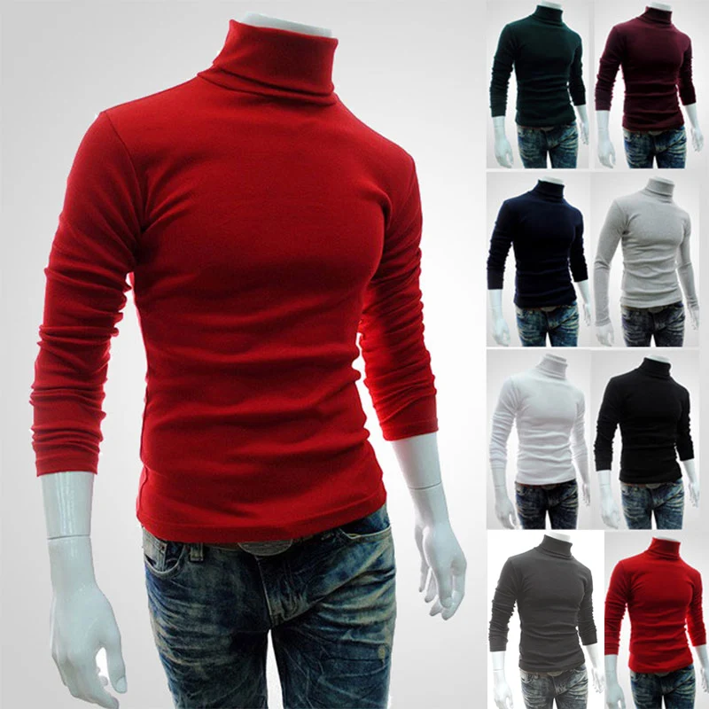 New Autumn Winter Men'S Sweater Men'S Turtleneck Solid Color Casual Sweater Men's Slim Fit Knitted Pullovers
New Autumn Winter Men'S Sweater Men'S Turtleneck Solid Color Casual Sweater Men's Slim Fit Knitted Pullovers