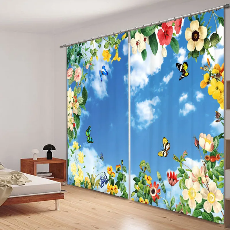 butterfly Curtain Luxury Blackout 3D Window Curtains For Living Room Bedroom Drapes Cortina Rideaux Customized size pillowcase
butterfly Curtain Luxury Blackout 3D Window Curtains For Living Room Bedroom Drapes Cortina Rideaux Customized size pillowcase
