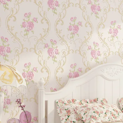 European texture non-woven round mesh pressure-sizing pastoral garden flower Plain wallpaper bedroom high-end home decoration
European texture non-woven round mesh pressure-sizing pastoral garden flower Plain wallpaper bedroom high-end home decoration