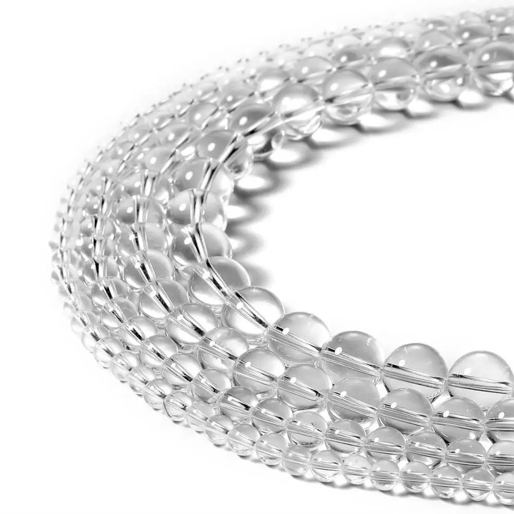 Natural White crystals Gemstone Round Loose Beads for Jewelry Making 4mm6mm8mm10mm12mm
Natural White crystals Gemstone Round Loose Beads for Jewelry Making 4mm6mm8mm10mm12mm