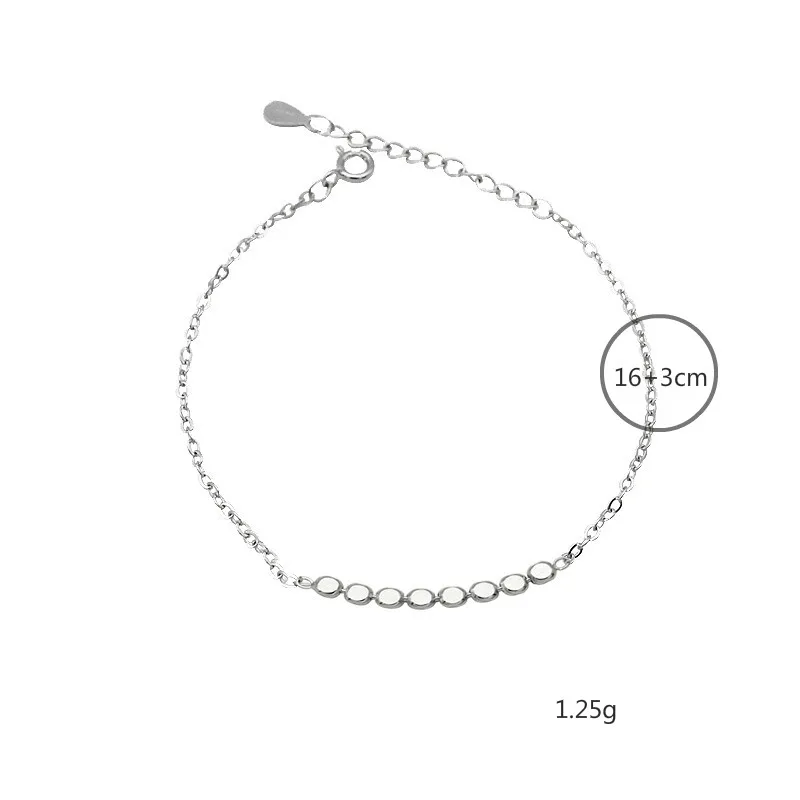 Flyleaf Gold Chain Flat Beads Bracelets & Bangles High Quality 100% 925 Sterling Silver Bracelets For Women Fashion Fine Jewelry
Flyleaf Gold Chain Flat Beads Bracelets & Bangles High Quality 100% 925 Sterling Silver Bracelets For Women Fashion Fine Jewelry