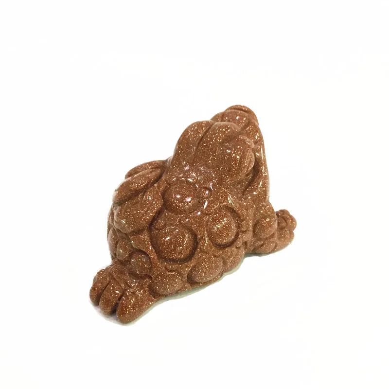 2.5 inch Red gold sandtone Gold toad carvings crystal toad Figurine for Decoration
2.5 inch Red gold sandtone Gold toad carvings crystal toad Figurine for Decoration