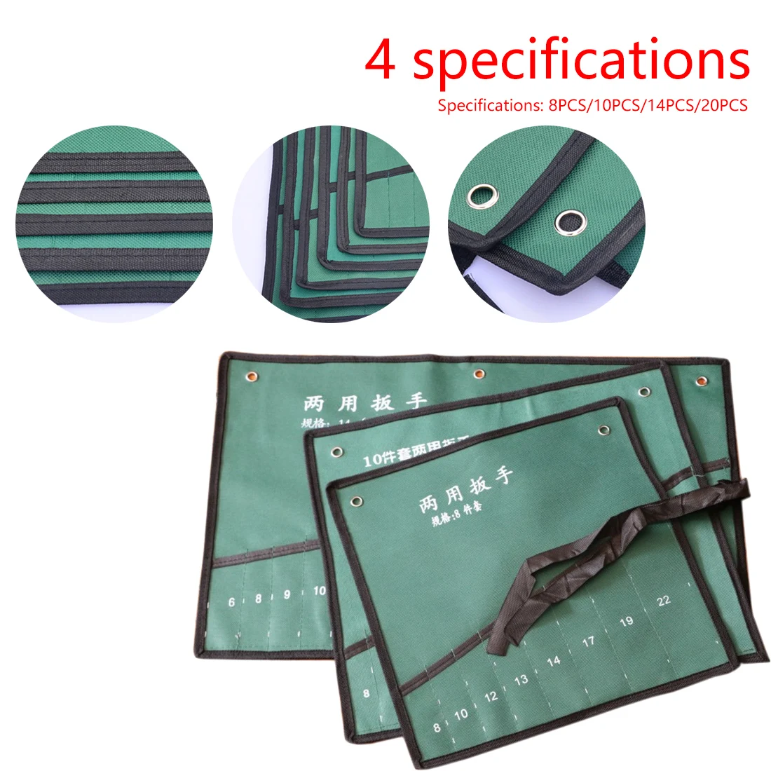 Wrenches Tool Roll Up Storage Bags Organizer For Home Tools 8/10/14/20 Pocket Canvas Spanner Wrench Bag
Wrenches Tool Roll Up Storage Bags Organizer For Home Tools 8/10/14/20 Pocket Canvas Spanner Wrench Bag