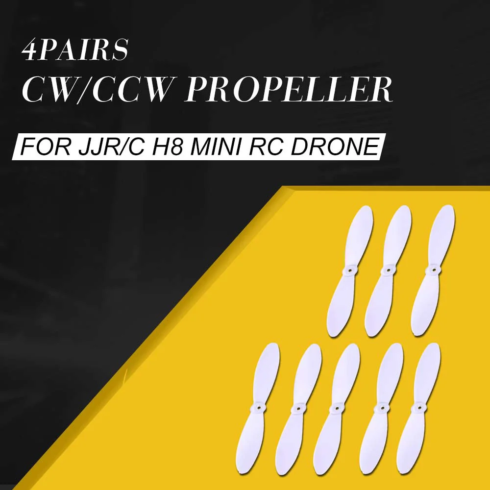 Фото 4 пары JJRC H8 Mini CW/CCW пропеллер реквизит лезвие для мини Радиоуправляемый Дрон