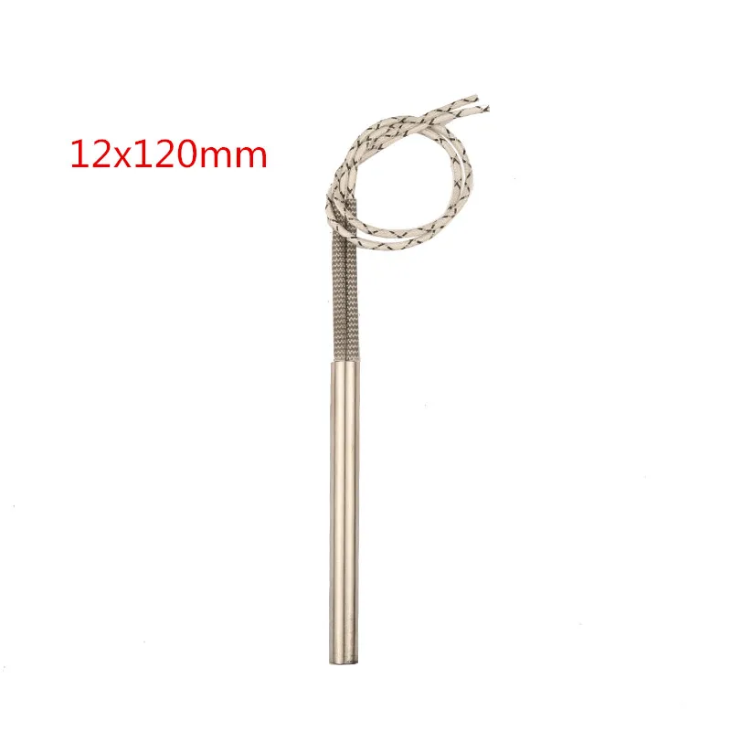 10 pcs 12x120mm /0.47x4.72"Air Heater Pellet Stove Igniter Cartridge Heater, 360W/450W/590W Single End Rod Heating Element
10 pcs 12x120mm /0.47x4.72"Air Heater Pellet Stove Igniter Cartridge Heater, 360W/450W/590W Single End Rod Heating Element