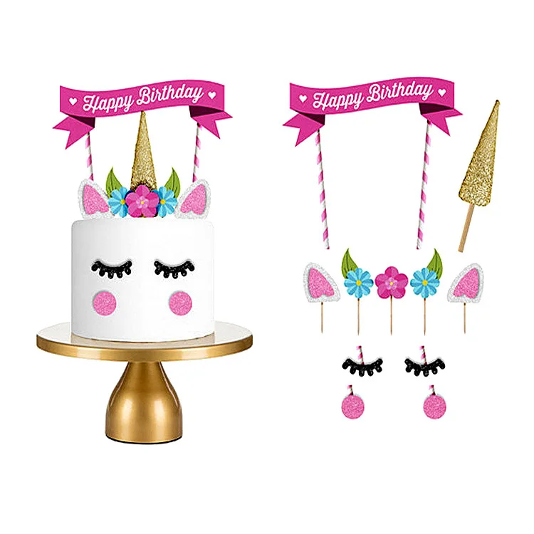 1set Handmade Pink Unicorn Party Cupcake Decoration Happy Birthday Party Flag Baby Children Party Decor Cake Decor
1set Handmade Pink Unicorn Party Cupcake Decoration Happy Birthday Party Flag Baby Children Party Decor Cake Decor
