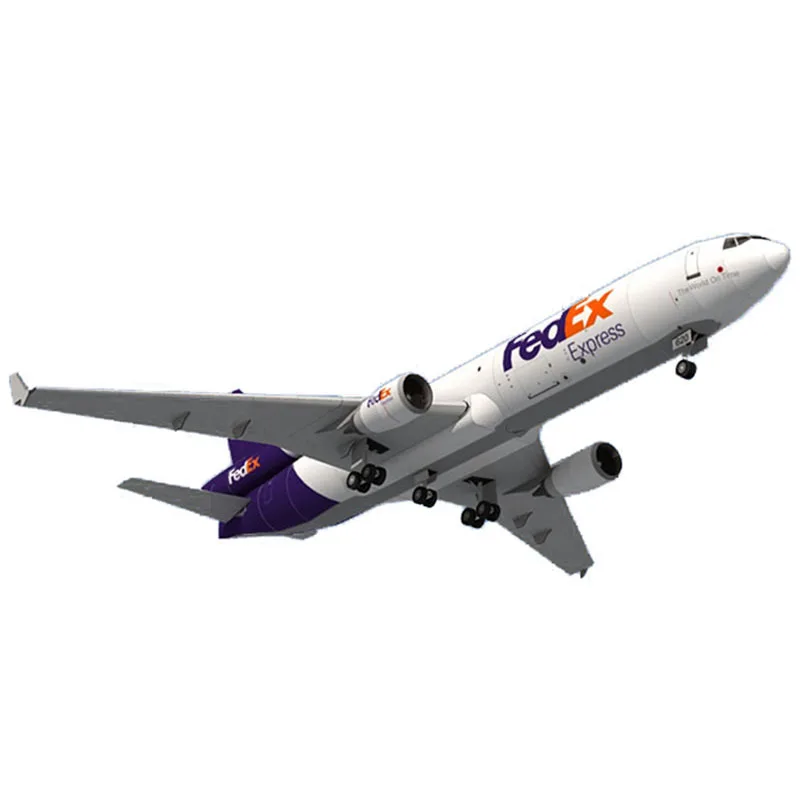 DIY 1:100 Fedex MD-11 Aircraft Paper Model Diecast Cargo Airplane Model Assembly Hand Work 3D Puzzle Game Children's Toys
DIY 1:100 Fedex MD-11 Aircraft Paper Model Diecast Cargo Airplane Model Assembly Hand Work 3D Puzzle Game Children's Toys