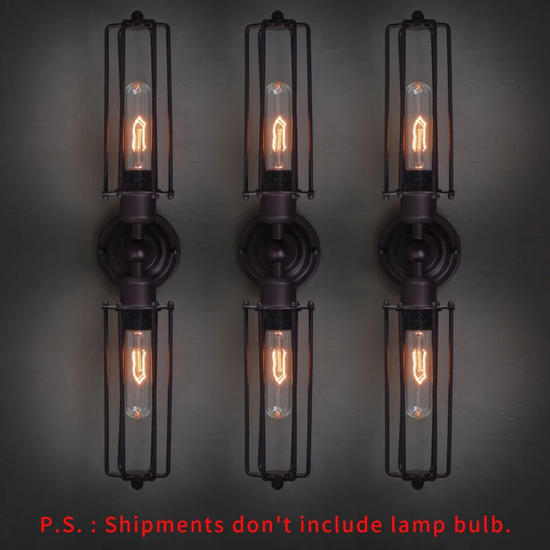EL Two-headed wall lamp in the shape of a column Rural style Vintage bedroom study room dining room indoor wall lights
EL Two-headed wall lamp in the shape of a column Rural style Vintage bedroom study room dining room indoor wall lights