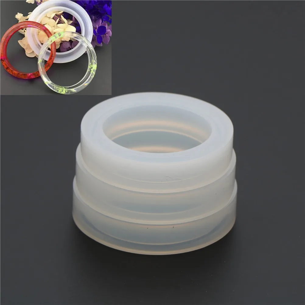 1pc Bangle Mould Transparent Silicone Round Bracelet Mould For Resin DIY Mold 54mm/58mm/60mm
1pc Bangle Mould Transparent Silicone Round Bracelet Mould For Resin DIY Mold 54mm/58mm/60mm