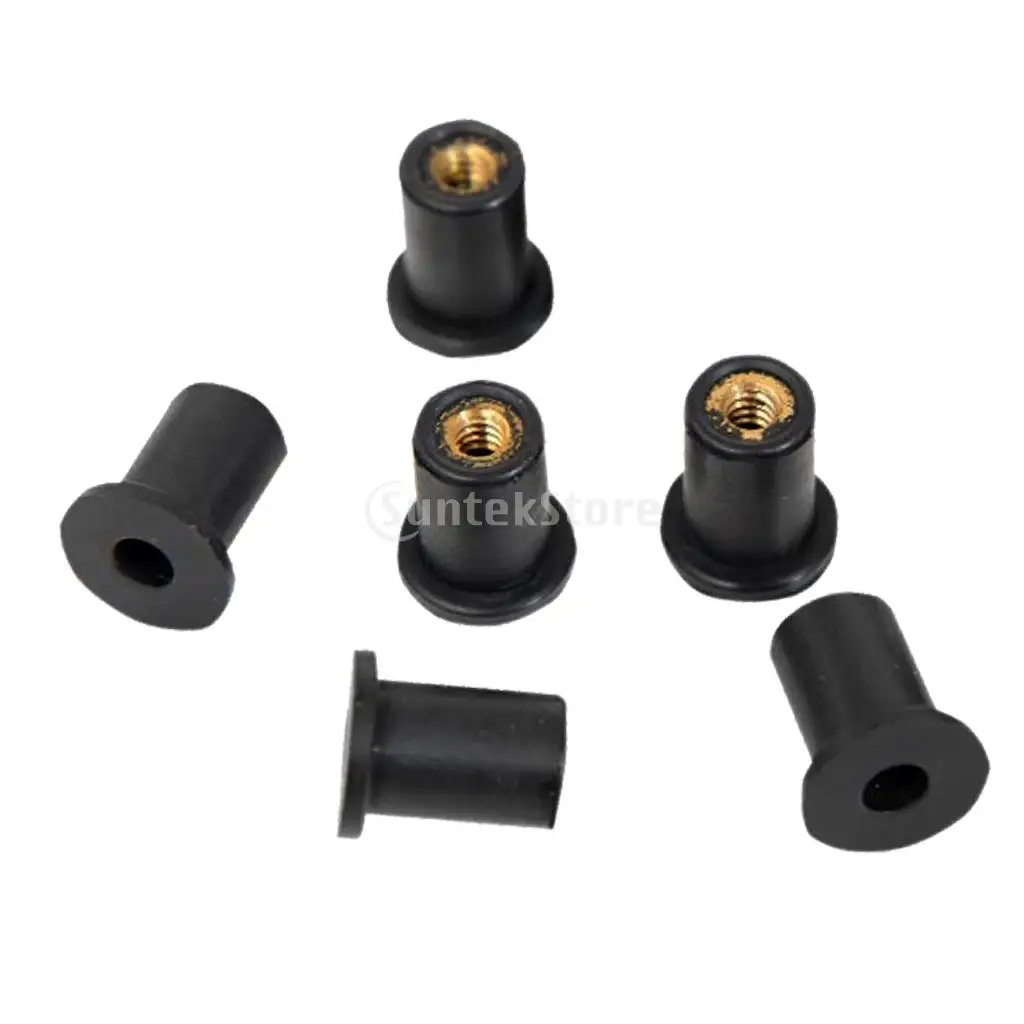 6 Pieces M5 Metric Rubber Grommet Rubber Well Nuts Blind Fastener Windscreen Wellnuts Kayak Accessories
6 Pieces M5 Metric Rubber Grommet Rubber Well Nuts Blind Fastener Windscreen Wellnuts Kayak Accessories