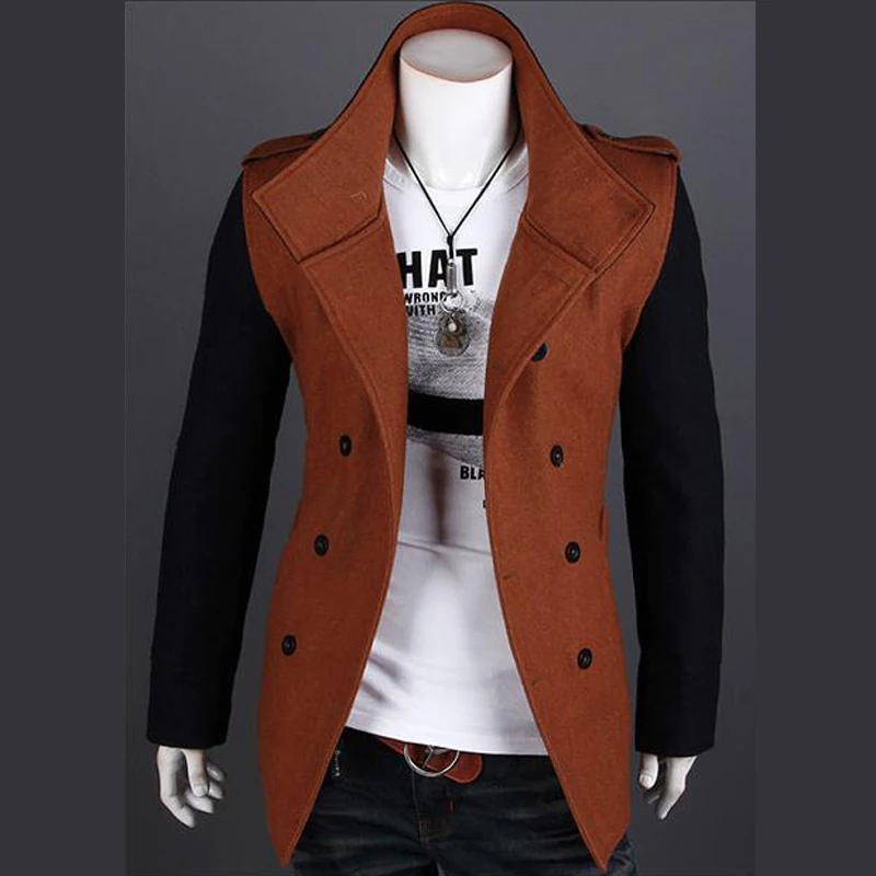 Top Quality 2022 Fashion Autumn Winter Casual Slim Fit Men's Patchwork Double-breasted Trench Coat Casaco Masculino
Top Quality 2022 Fashion Autumn Winter Casual Slim Fit Men's Patchwork Double-breasted Trench Coat Casaco Masculino