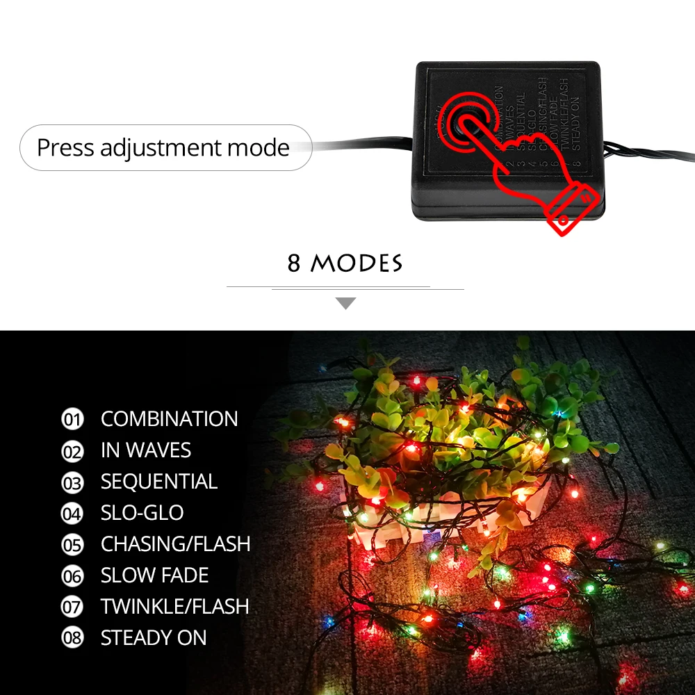 Vacamm LED Holiday Lighting Eu Plug Adapter 10M RGB Waterproof Christmas Fairy String Lights For Wedding Party Holiday Decor
Vacamm LED Holiday Lighting Eu Plug Adapter 10M RGB Waterproof Christmas Fairy String Lights For Wedding Party Holiday Decor