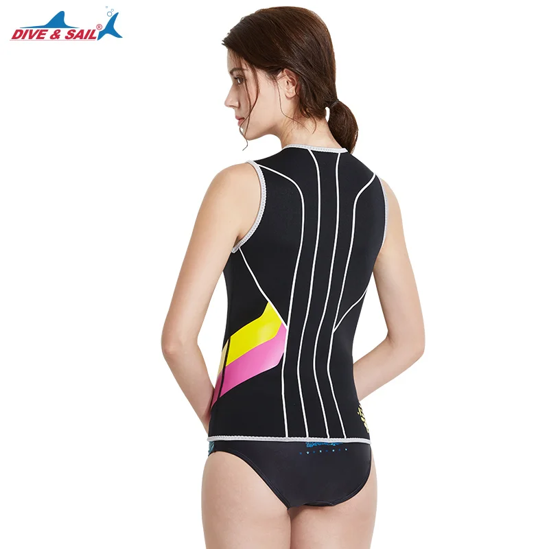 Womens Wetsuits Vest Top Premium Neoprene 3mm Zipper Diving Vest Black for Woman Girls Ladys Surfing Snorkeling Swimming Suits
Womens Wetsuits Vest Top Premium Neoprene 3mm Zipper Diving Vest Black for Woman Girls Ladys Surfing Snorkeling Swimming Suits