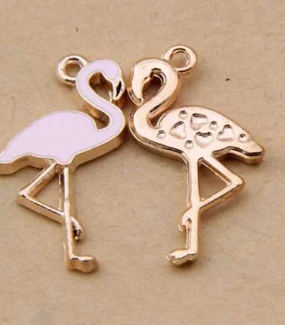 100pcs enamel Charm 2 color Flamingos pendant 25*15mm 1.2g Handmade earrings bracelet necklace Jewelry Making DIY Alloy trinket
100pcs enamel Charm 2 color Flamingos pendant 25*15mm 1.2g Handmade earrings bracelet necklace Jewelry Making DIY Alloy trinket