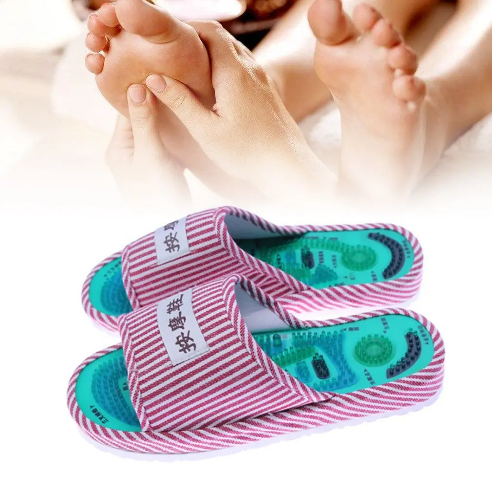 1 Pair Striped Pattern Reflexology Foot Acupoint Slipper Massage Promote Blood Circulation Relaxation Cotton Foot Care Shoes
1 Pair Striped Pattern Reflexology Foot Acupoint Slipper Massage Promote Blood Circulation Relaxation Cotton Foot Care Shoes