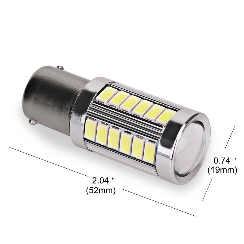 Две лампы высокого качества 1156 BA15S P21W smd красный белый Янтарный Автомобильные
