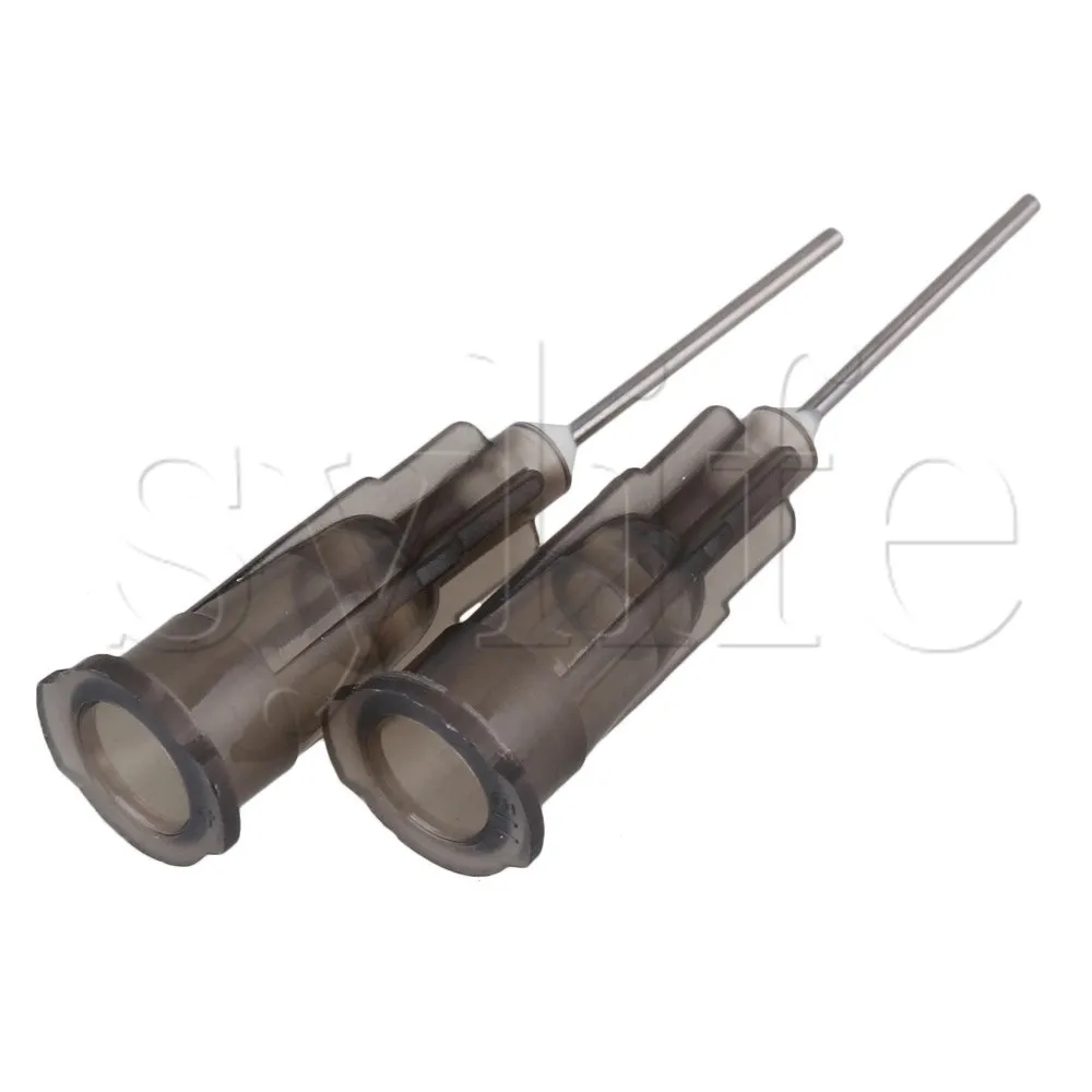 100 x Black 1/2 Inch 22Ga Steel Dispensing Needle with Plastic Stuck Connector
100 x Black 1/2 Inch 22Ga Steel Dispensing Needle with Plastic Stuck Connector