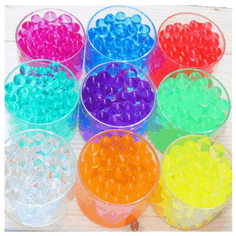 800 Particles /lot Crystal Soil Water Beads Mud Grow Magic Jelly Balls Wedding Home Decor Hydrogel Water Beads Pearl Shaped
800 Particles /lot Crystal Soil Water Beads Mud Grow Magic Jelly Balls Wedding Home Decor Hydrogel Water Beads Pearl Shaped
