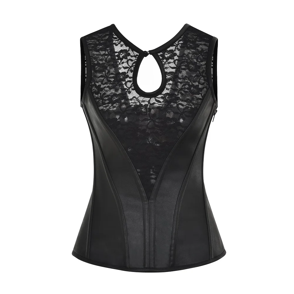 Lace Back Hollow out Corset Waist trainer Leather corsets sexy Steel boned steampunk corselet bustiers Gothic Clothing Corsage
Lace Back Hollow out Corset Waist trainer Leather corsets sexy Steel boned steampunk corselet bustiers Gothic Clothing Corsage
