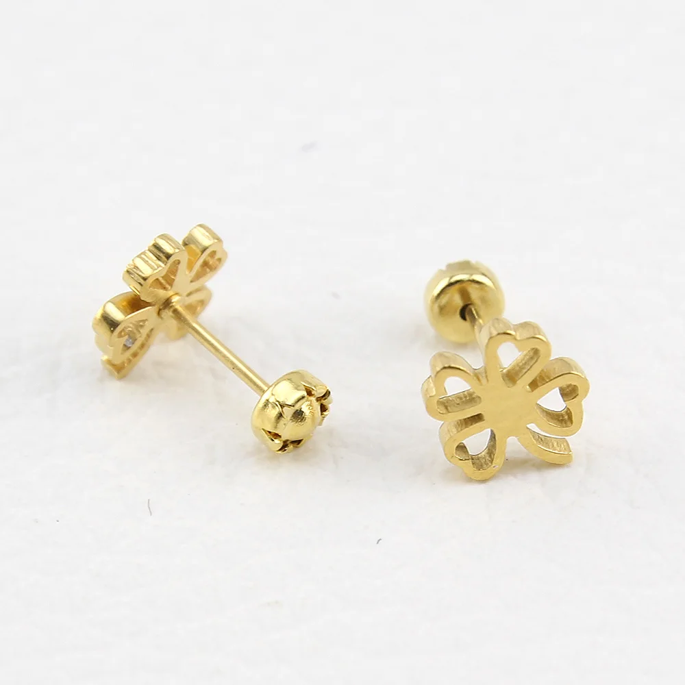 Girls Earring Children Ear Studs Stainless Steel Jewelry Small Child Earrings Gold Silver Color Stud Earrings For Women cartoon
Girls Earring Children Ear Studs Stainless Steel Jewelry Small Child Earrings Gold Silver Color Stud Earrings For Women cartoon