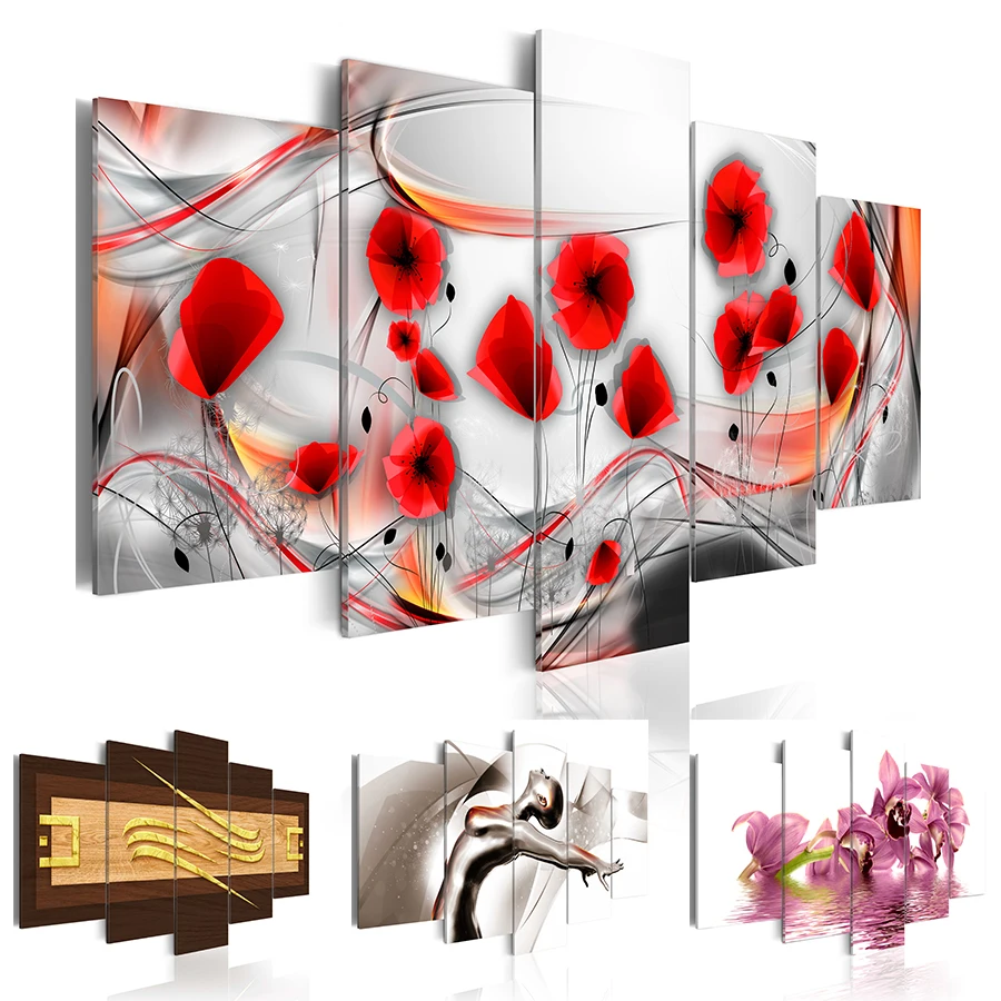 Angel's Art 5pcs/Set Unframed Beautiful Red Flower Abstract Dancer Print HD Wall Decor Canvas Painting
Angel's Art 5pcs/Set Unframed Beautiful Red Flower Abstract Dancer Print HD Wall Decor Canvas Painting