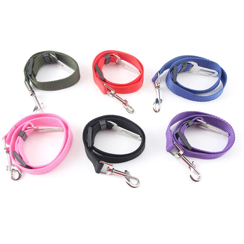 6 colors High Quality Universal Nylon Dog Seat Belt Seatbelt Harness Leash Clip Pet Dog Car Belt Security Keep Your Dog Safe
6 colors High Quality Universal Nylon Dog Seat Belt Seatbelt Harness Leash Clip Pet Dog Car Belt Security Keep Your Dog Safe