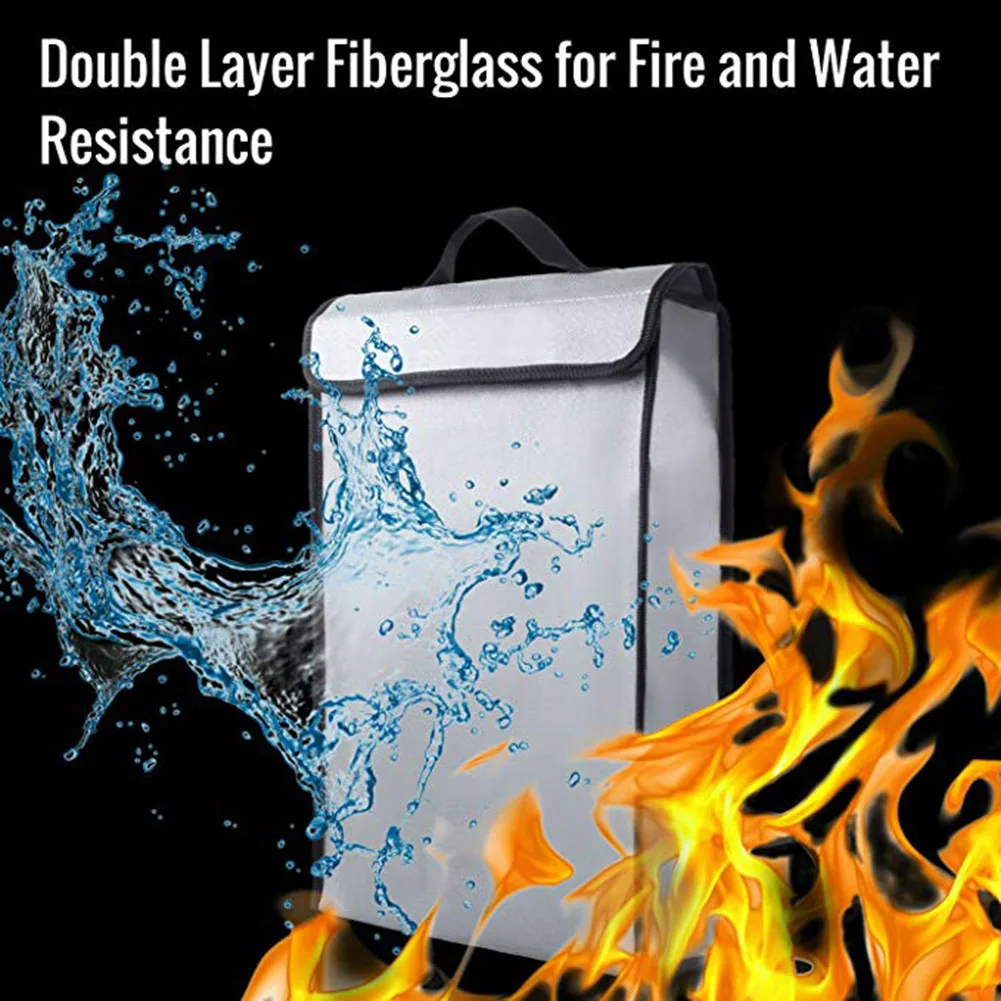 Portable Fireproof Document Bag Holder Pouch Home Office Safe Bag Fire Water Resistant File Foldable Safe Storage Tool Bag
Portable Fireproof Document Bag Holder Pouch Home Office Safe Bag Fire Water Resistant File Foldable Safe Storage Tool Bag