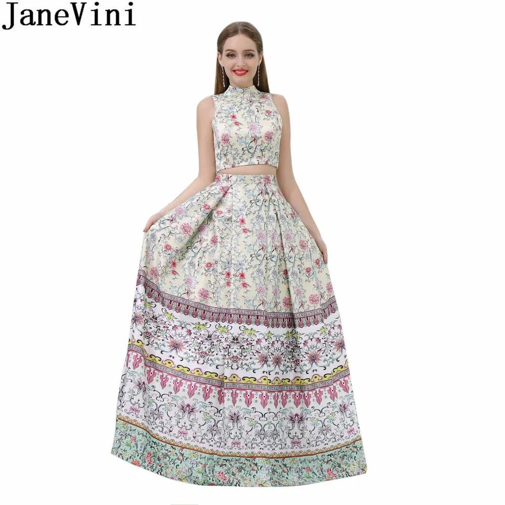JaneVini Vintage Floral Print Girls Prom Dress With Pockets 2 Pieces Arabic Women Bridesmaid Dresses Long Wedding Party Dress
JaneVini Vintage Floral Print Girls Prom Dress With Pockets 2 Pieces Arabic Women Bridesmaid Dresses Long Wedding Party Dress