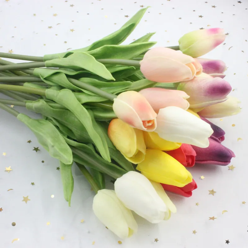1 piece pu mini tulip flower real touch wedding bouquet rayon flower for family party decoration
1 piece pu mini tulip flower real touch wedding bouquet rayon flower for family party decoration