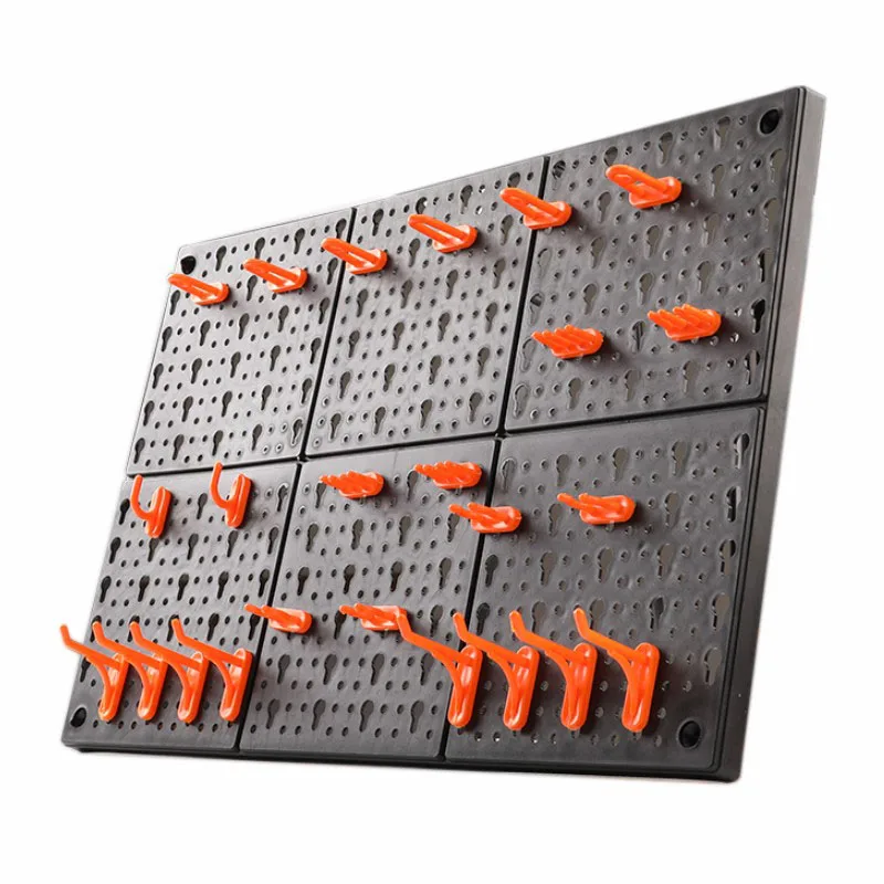 10pc/set Wall-Mounted Hardware Tool Hanging board Hole plate hook Parts Storage box Garage Unit Shelving Tool organize Box
10pc/set Wall-Mounted Hardware Tool Hanging board Hole plate hook Parts Storage box Garage Unit Shelving Tool organize Box