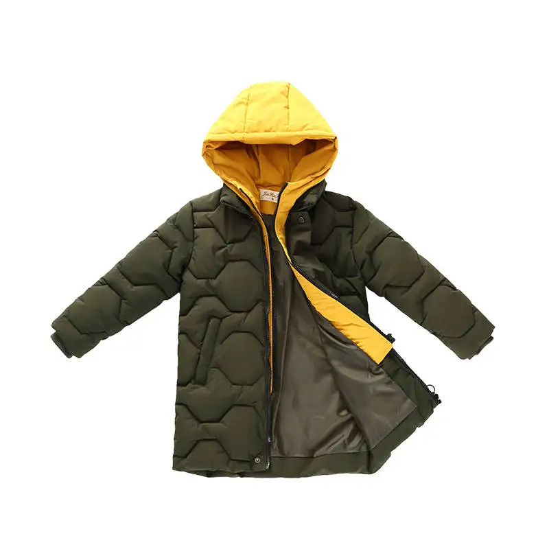 Winter Polyester Jacket For Boy New 2021 Korean Version Fashion Thicken Keep Warm Fake 2-Piece Hooded Casual Children's Clothing
Winter Polyester Jacket For Boy New 2021 Korean Version Fashion Thicken Keep Warm Fake 2-Piece Hooded Casual Children's Clothing