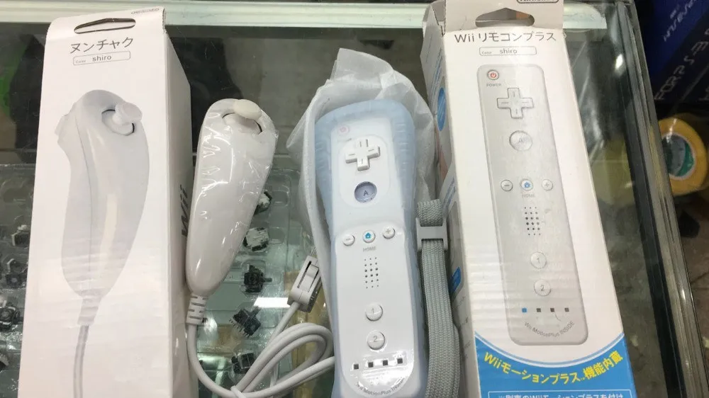 Беспроводной пульт дистанционного управления 2 в 1 для Nintendo Wii 10 комплектов