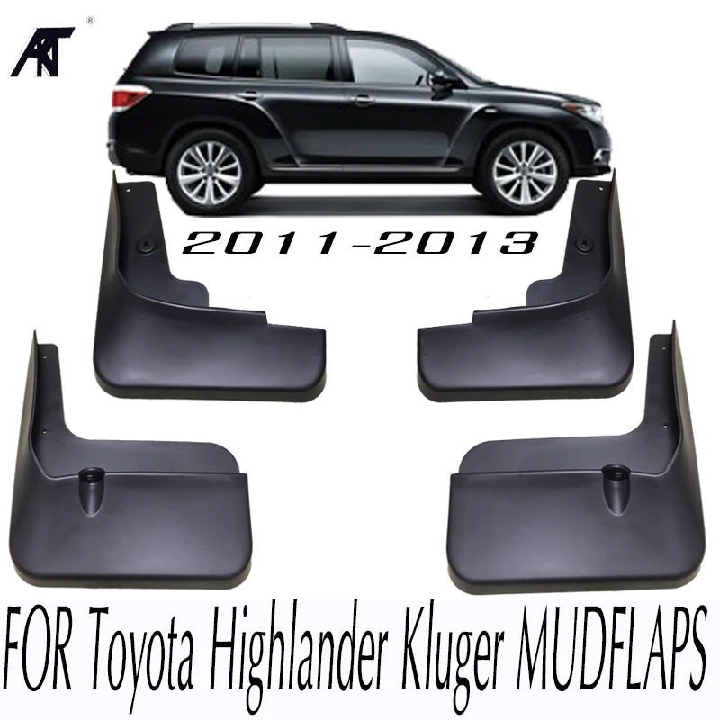 Щитки от грязи для Toyota Highlander Kluger 2011 2012 2013 набор брызговики автомобиля передние и