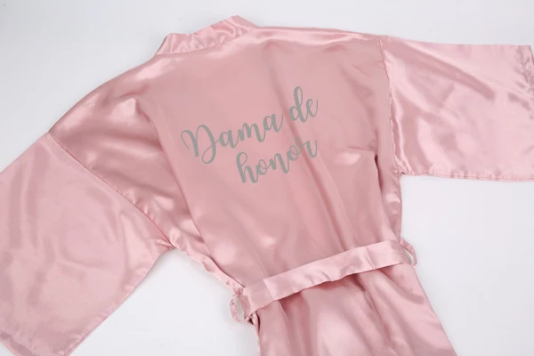 Sisbigdey dusty pink novia bride robe women dama de honor hermana de la novia Espanol spanish kimono bride party bridesmaid robe
Sisbigdey dusty pink novia bride robe women dama de honor hermana de la novia Espanol spanish kimono bride party bridesmaid robe