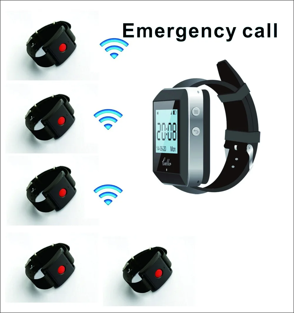 1 watch wrist pager+5 watch wrist call for waiter call/ guest call/ nurse emergency pager ,wireless calling system
1 watch wrist pager+5 watch wrist call for waiter call/ guest call/ nurse emergency pager ,wireless calling system