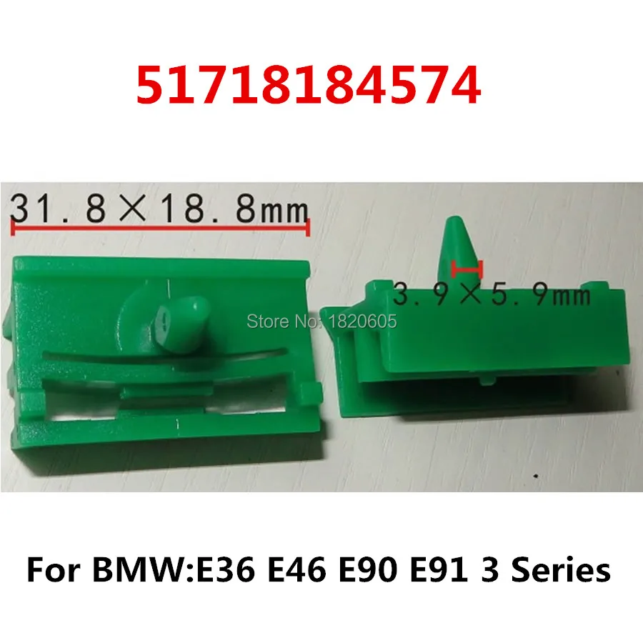 100pcs Rocker Panel Door Sill Moulding Clips Fasteners Green 51718184574 For BMW E36 E46 E90 E91 3 Series
100pcs Rocker Panel Door Sill Moulding Clips Fasteners Green 51718184574 For BMW E36 E46 E90 E91 3 Series