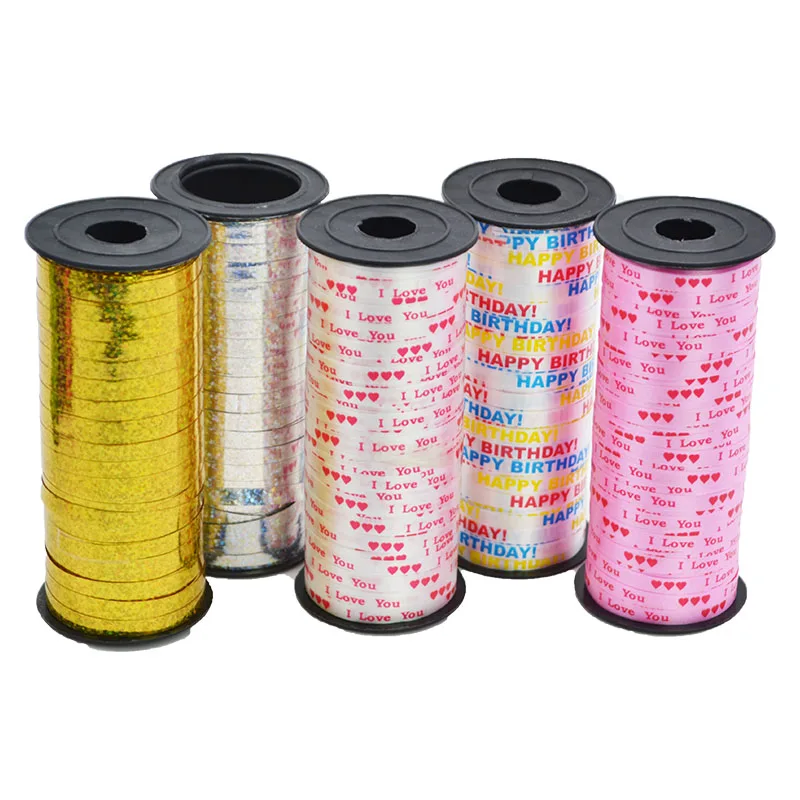 100Yards Laser Balloon Ribbon HAPPY BIRTHDAY Ribbon For Balloons Globos Accessories Wedding Birthday Home Decoration Lint 8Z
100Yards Laser Balloon Ribbon HAPPY BIRTHDAY Ribbon For Balloons Globos Accessories Wedding Birthday Home Decoration Lint 8Z