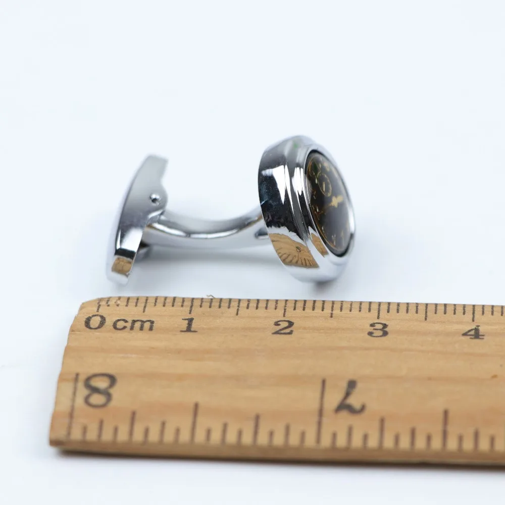 Mens Fashion Laser Engraved Watch Complicated Design Cufflink Luxury Cuff Buttons Black Cuff Links
Mens Fashion Laser Engraved Watch Complicated Design Cufflink Luxury Cuff Buttons Black Cuff Links
