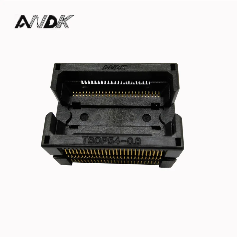 TSOP54-0.8 Opentop IC Test Socket Burn in Socket Programming Socket Adapter Conversion Block High Quality Eletronic
TSOP54-0.8 Opentop IC Test Socket Burn in Socket Programming Socket Adapter Conversion Block High Quality Eletronic
