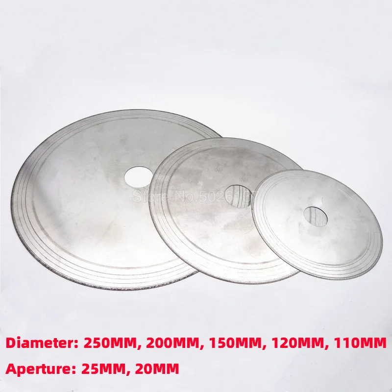 1Pcs 110/120/150/200/250mm Ultra-thin Diamond Saw Blade Slanted Teeth Cutting Tool For Stone Agate Jade Gemstone Crystal Disc
1Pcs 110/120/150/200/250mm Ultra-thin Diamond Saw Blade Slanted Teeth Cutting Tool For Stone Agate Jade Gemstone Crystal Disc