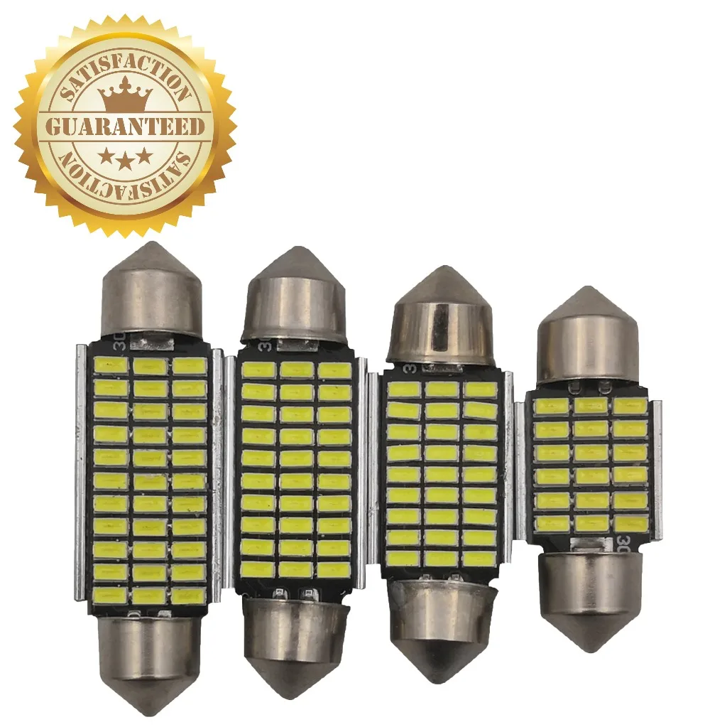 4 pcs of C5W Festoon Dome Canbus No Error 3014 30SMD 39mm Car Door Reading Lamp License Plate Light
4 pcs of C5W Festoon Dome Canbus No Error 3014 30SMD 39mm Car Door Reading Lamp License Plate Light