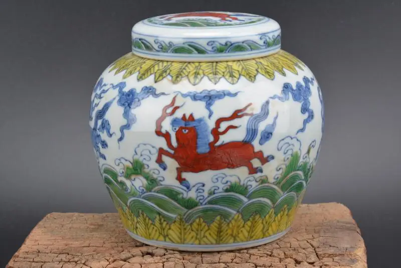 Antique MingDynasty porcelain jar,TIAN ZI GUAN,DOU CAI,Seahorse,Home Decoration collection & adornment
Antique MingDynasty porcelain jar,TIAN ZI GUAN,DOU CAI,Seahorse,Home Decoration collection & adornment