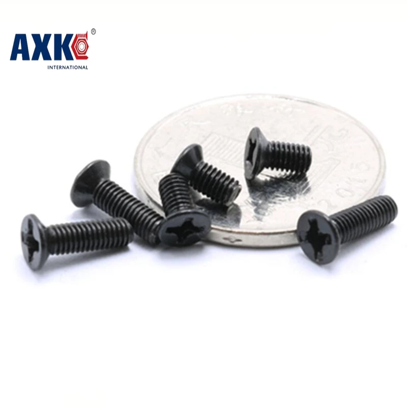 Axk 100 шт. M3 * 5/6/8/10/12/15/18/20 черный нейлоновый пластмассовый изоляционный крестообразный Винт Phillips с плоской потайной головкой
Axk 100 шт. M3 * 5/6/8/10/12/15/18/20 черный нейлоновый пластмассовый изоляционный крестообразный Винт Phillips с плоской потайной головкой