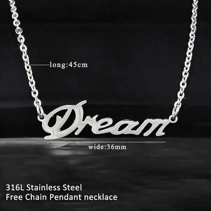 LUXUKISSKIDS Initial Letter "Dream" Rose Gold Pendants Necklaces For Women Girl Baby Choker Link Chain Pendant Necklace -203101
LUXUKISSKIDS Initial Letter "Dream" Rose Gold Pendants Necklaces For Women Girl Baby Choker Link Chain Pendant Necklace -203101
