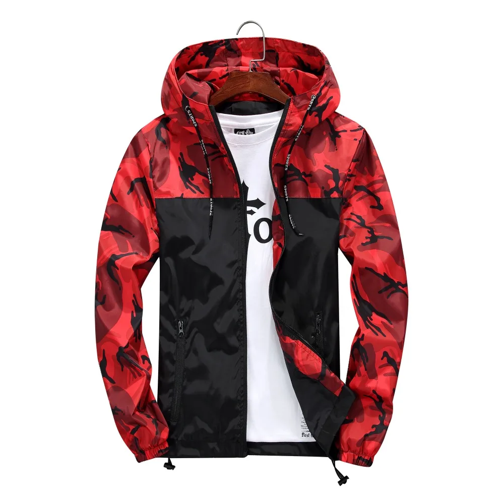 Men Bomber Jacket Thin Slim Long Sleeve Camouflage Military Jackets Hooded 2020 Windbreaker Zipper Outwear Army Brand Clothing
Men Bomber Jacket Thin Slim Long Sleeve Camouflage Military Jackets Hooded 2020 Windbreaker Zipper Outwear Army Brand Clothing
