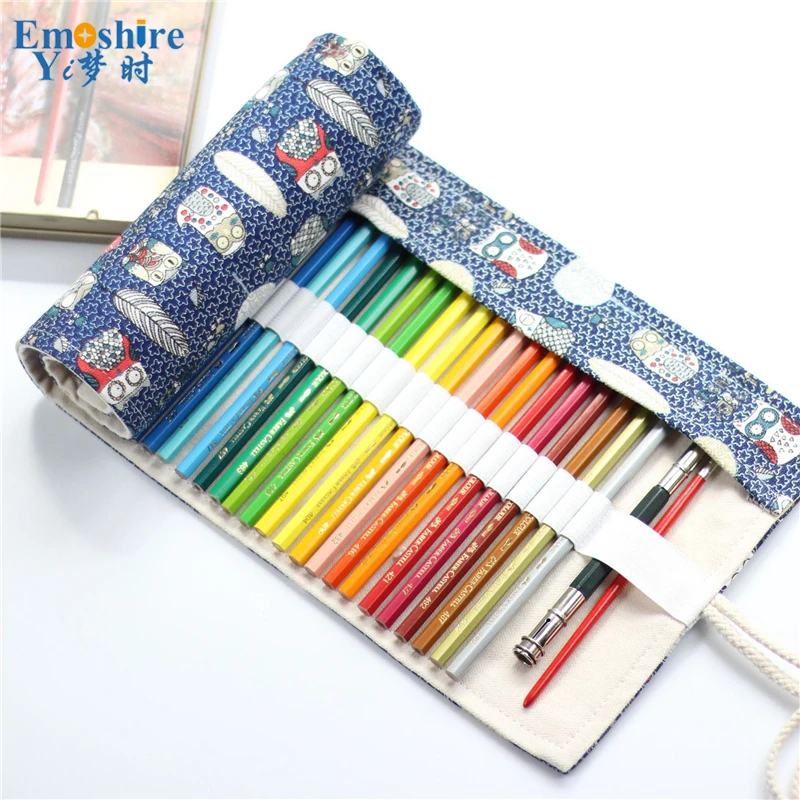 Emoshire 2017 Owl Printing Handmade Pencil Bag National Canvas Pencilcase Blue Pencil Case for Girls Unisex Pencil Bag B098
Emoshire 2017 Owl Printing Handmade Pencil Bag National Canvas Pencilcase Blue Pencil Case for Girls Unisex Pencil Bag B098